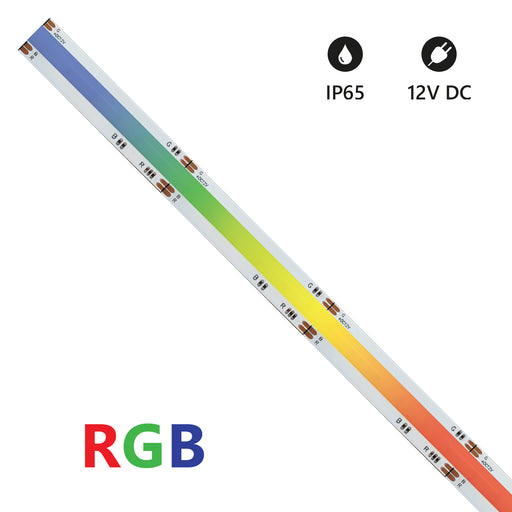 Striscia LED COB RGB Alcapower IP65 12V 15W/m 5m