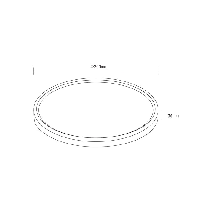 PLAFONIERE LED SMART TUYA 18W - 930376.N PL18-SM