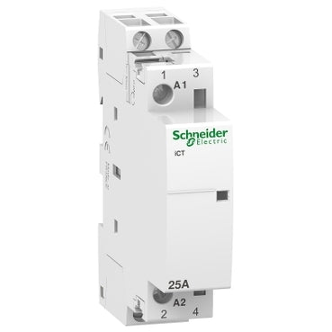 Schneider Electric Acti9 iCT contattore modulare 2NA 25A 230/240VCA - A9C20732
