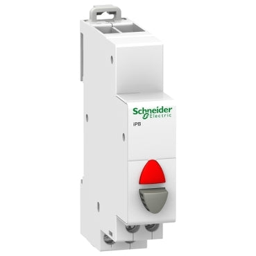 Schneider Electric Pulsante Modulare iPB 1NC 20A Con Spia Rossa 230VCA - A9E18037