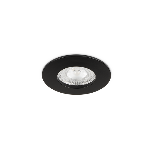 Faretto da Incasso LED Leds-C4 Lite Flat Fix Nero 3000K