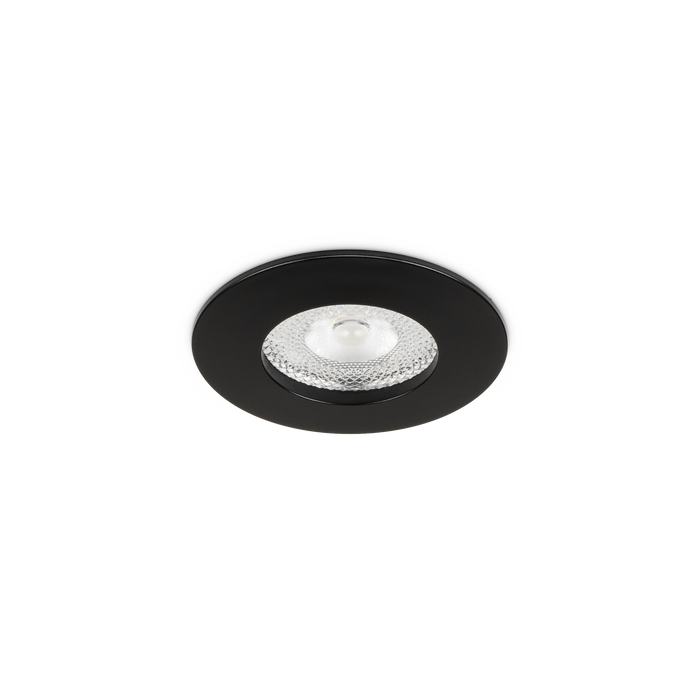 Faretto da Incasso LED Leds-C4 Lite Flat Fix Nero 3000K