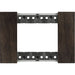 Placca Bticino Living Now 3 Moduli Noce