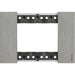 Placca Bticino Living Now 3 Moduli Acciaio