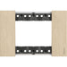 Placca Bticino Living Now 3 Moduli Oro