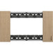 Placca Bticino Living Now 4 Moduli Rovere