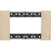 Placca Bticino Living Now 4 Moduli Oro