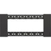 Placca Bticino Living Now 6 Moduli Nero