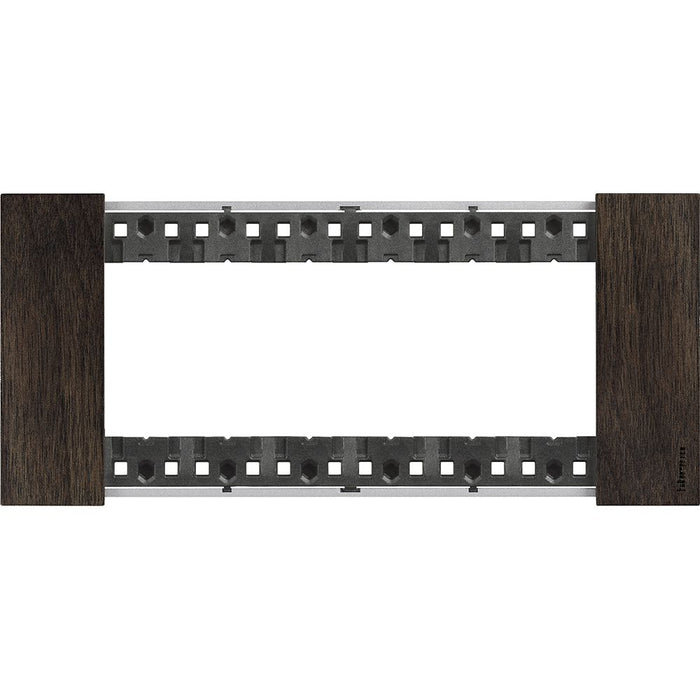 Placca Bticino Living Now 6 Moduli Noce