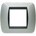 Placca 2 Posti Bticino Living Alluminio