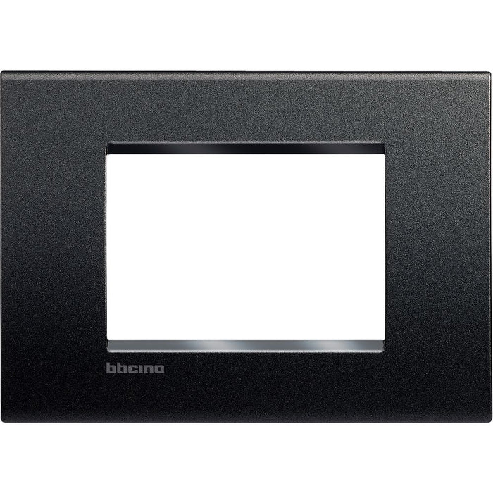 Placca 3 Posti Bticino Living Light Antracite
