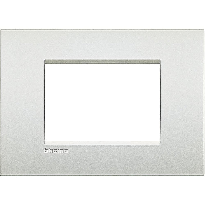 Placca 3 Moduli Bticino Livinglight Air Bianco Perla