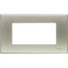 Placca 4 Posti Bticino Light Titanio Chiaro