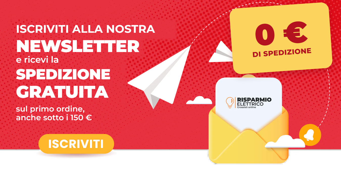 Iscriviti alla newsletter e ricevi la spedizione gratuita sul primo ordine