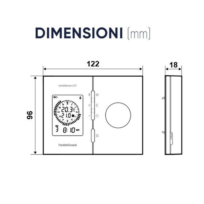 Fantini Cosmi Cronotermostato Intellitherm C77