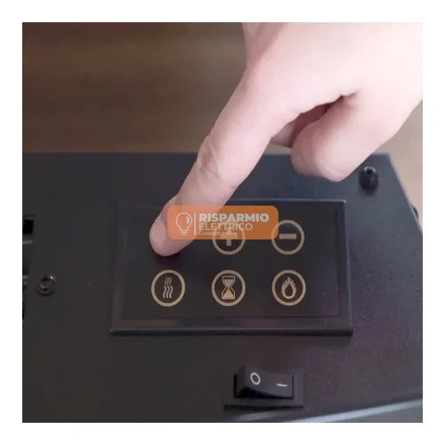 CAMINETTO ELETTRICO DA PARETE BEPER RI.503 CON TELECOMANDO