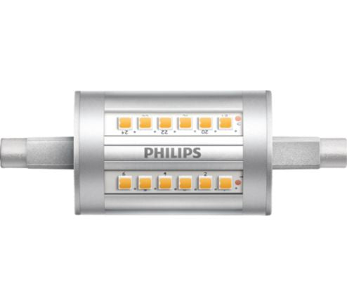 PHILIPS LAMPADINA LED COREPRO LINEARE R7S 78MM 60W 3000K - CORER7S60830C