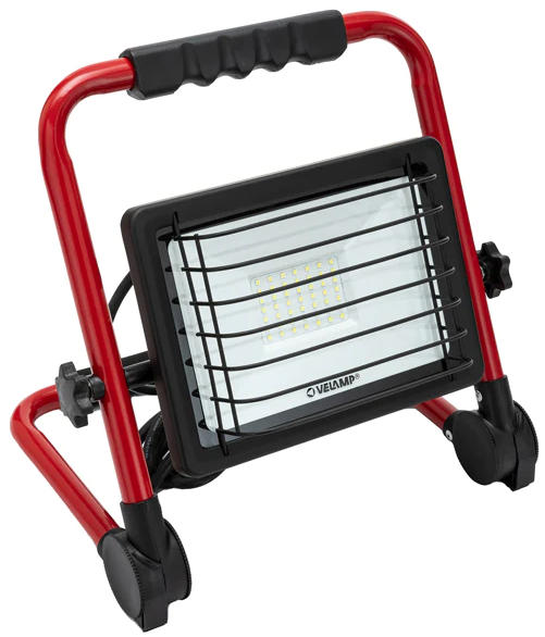 Proiettore LED da Cantiere Velamp Waingro 50W IP65 con Staffa e Griglia