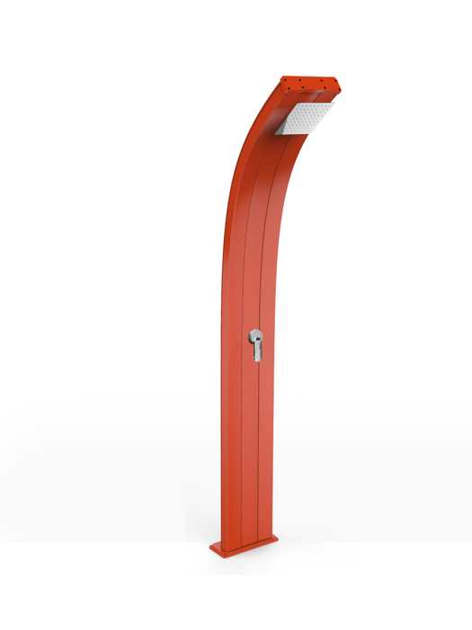 Doccia Solare di Design in Alluminio Arkema Dada 30L Arancione
