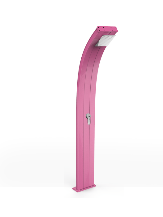 Doccia Solare di Design in Alluminio Arkema Dada 30L Fucsia