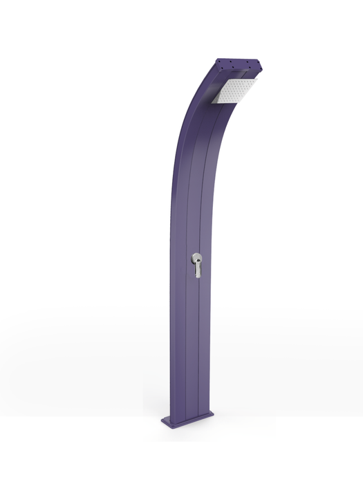 Doccia Solare di Design in Alluminio Arkema Dada 30L Viola