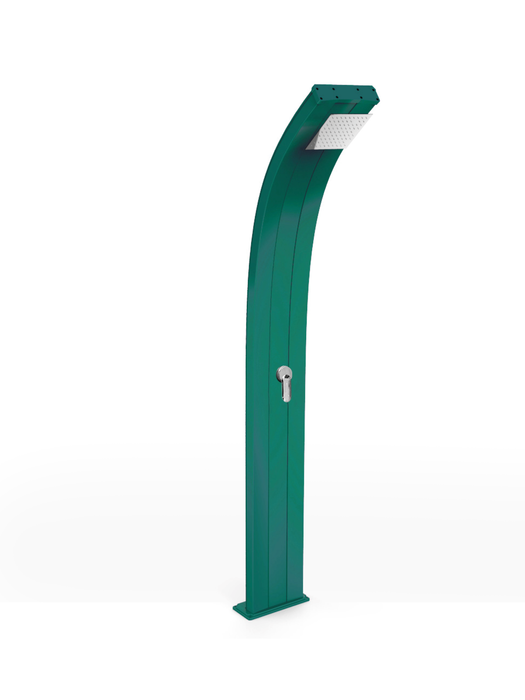 Doccia Solare di Design in Alluminio Arkema Dada 30L Verde