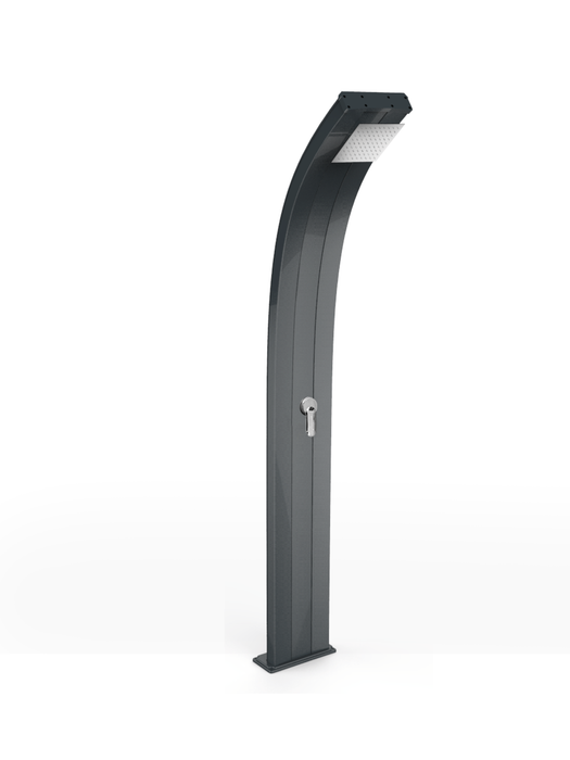 Doccia Solare di Design in Alluminio Arkema Dada 30L Antracite