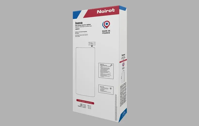 Noirot Inova verticale radiatore elettrico a inerzia 1500W bianco E216215