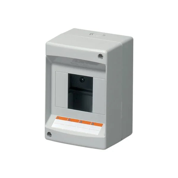 Elettrocanali quadro di distribuzione piccolo centralino da parete 3 moduli IP40 senza portella - EC61003