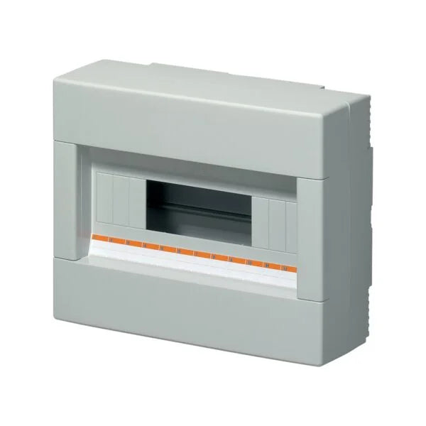 Elettrocanali quadro di distribuzione centralino da parete 12 moduli IP40 senza portella - EC61012