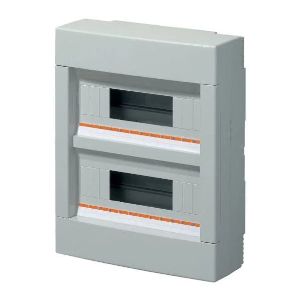 Elettrocanali quadro di distribuzione centralino da parete 24 moduli IP40 senza portella - EC61024