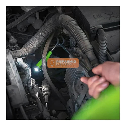 TORCIA TELESCOPICA MAGNETICA RICARICABILE A LED FG 201 – POTENTE E FLESSIBILE