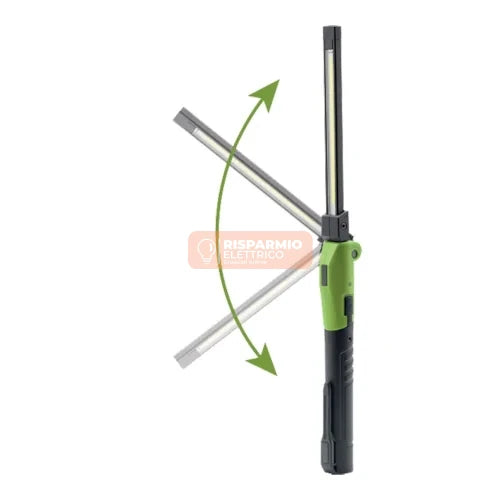 LAMPADA RICARICABILE A LED FG 207 – POTENTE, COMPATTA E VERSATILE