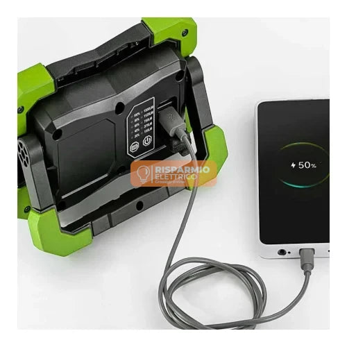 FARO DA LAVORO RICARICABILE A LED FG 210/C