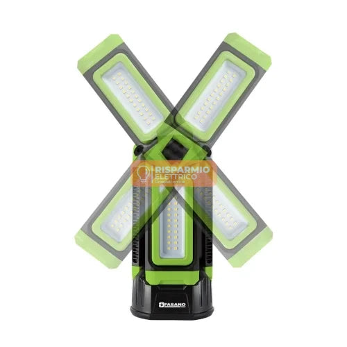 LAMPADA RICARICABILE A 3 FARI LED FG 217/B – CON TREPPIEDE REGOLABILE