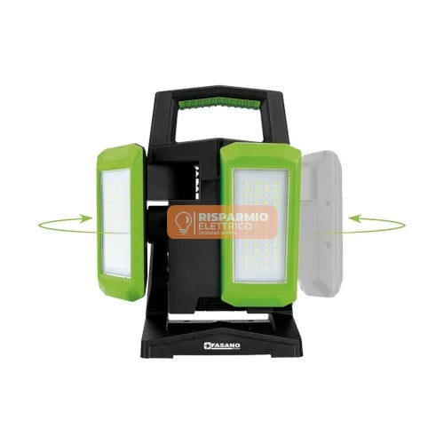 FARO DA LAVORO A DOPPIO CORPO ILLUMINANTE FG 221 – LUCE LED REGOLABILE