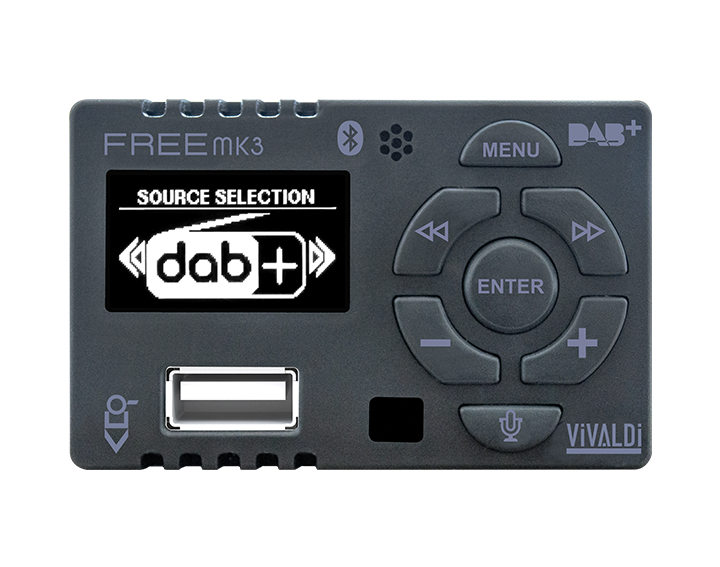 FREEMK3 - SISTEMA AUDIO DIGITALE MULTIUSO CON DAB/DAB+ E BLUETOOTH 5.0