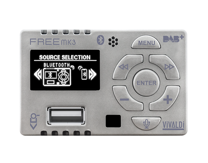 FREEMK3 - SISTEMA AUDIO DIGITALE MULTIUSO CON DAB/DAB+ E BLUETOOTH 5.0