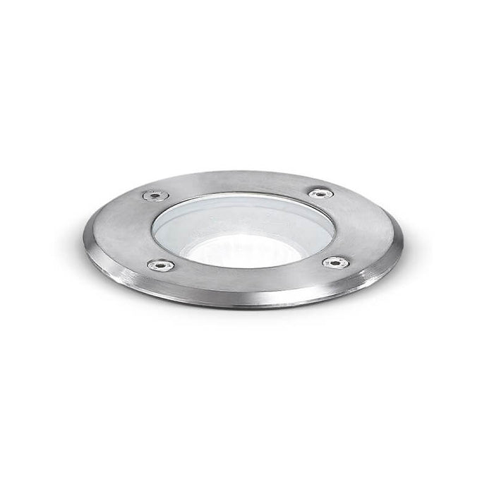 Gea Luce GES270 faretto da incasso per esterni calpestabile GU10 tondo acciaio inox - GES270