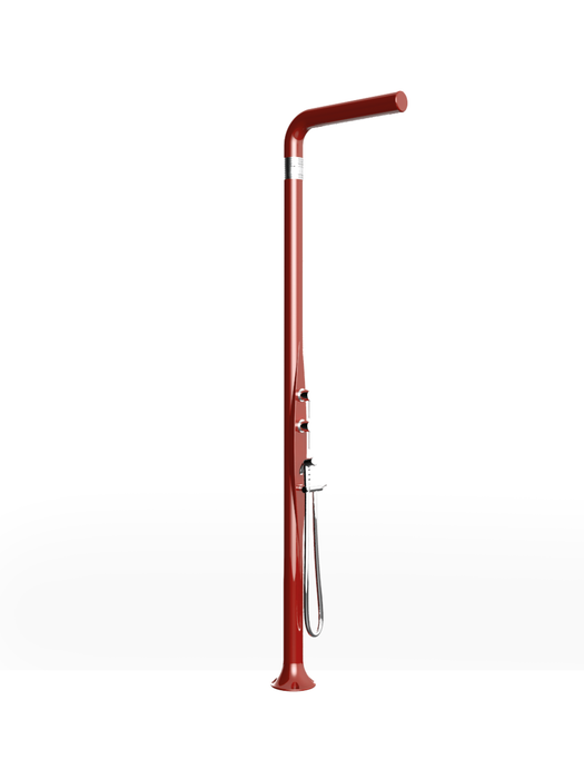 Doccia Solare con Miscelatore e Soffione Arkema Funny Yang 232cm Rubino