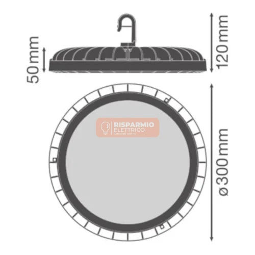 LEDVANCE HIGHBAY LED COMPACT VALUE 225W 840 110D IP65 HBCOMP225840120