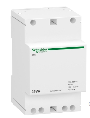 Schneider Electric trasformatore per suoneria iTR 25VA 12-24Vca modulare DIN - A9A15215