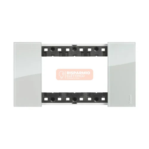 PLACCA BTICINO LIVING NOW 3 MODULI