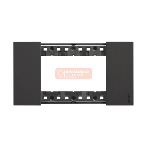 PLACCA BTICINO LIVING NOW 3 MODULI