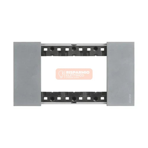 PLACCA BTICINO LIVING NOW 3 MODULI