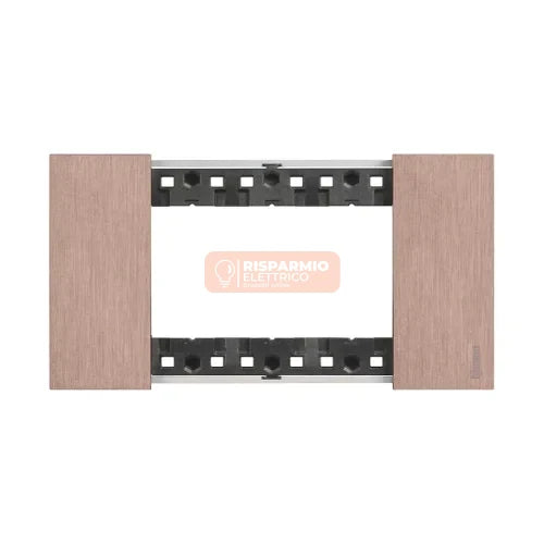 PLACCA BTICINO LIVING NOW 3 MODULI