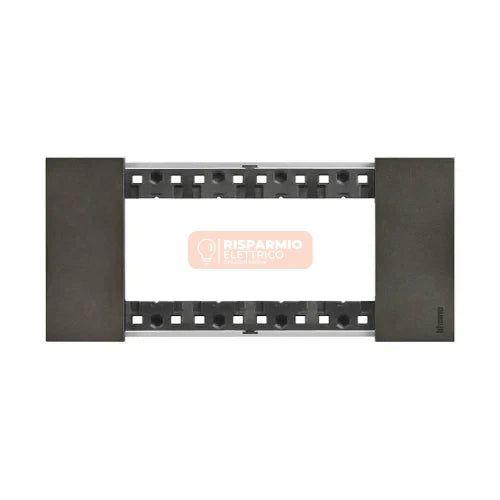 PLACCA BTICINO LIVING NOW 4 MODULI