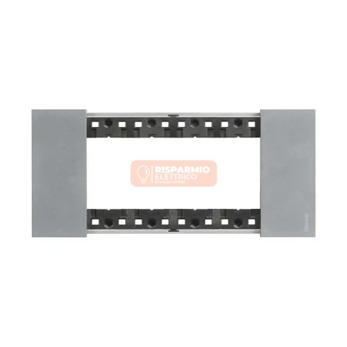 PLACCA BTICINO LIVING NOW 4 MODULI