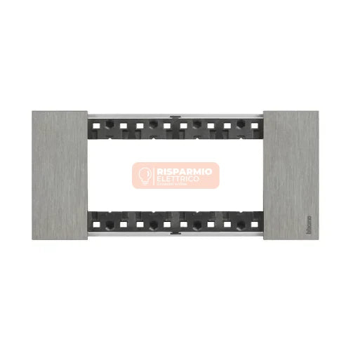 PLACCA BTICINO LIVING NOW 4 MODULI