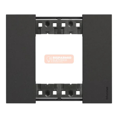 PLACCA BTICINO LIVING NOW 2 MODULI